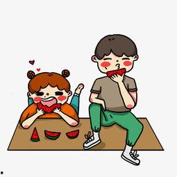 吃瓜群众动漫风图片,动漫风下的吃瓜众生相